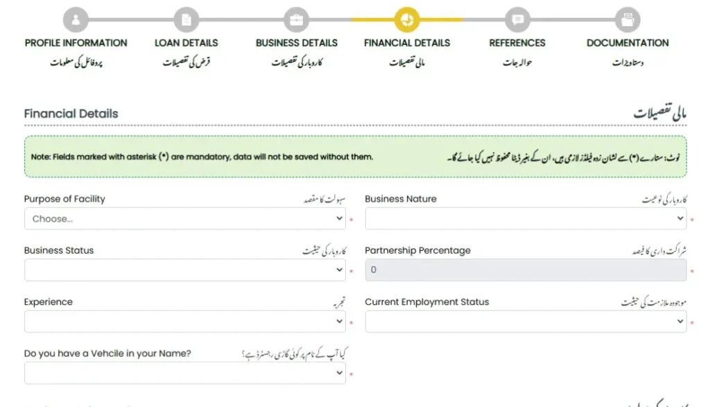 Financial Details