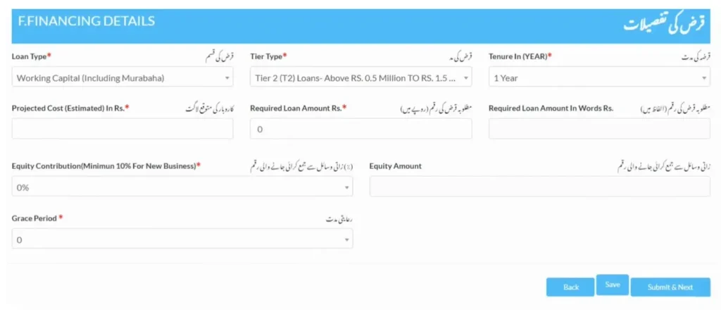 Financing Details