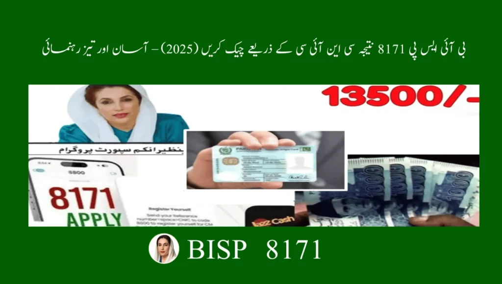 Check BISP 8171 Result by CNIC July 2025 – Simple & Quick Guide