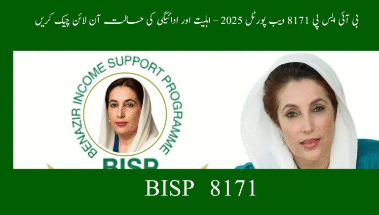 BISP 8171 Web Portal 2025: Full Guide to Payment & Status Check